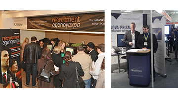 Cirrus Nova showcase Prism with partners TVision at Recruitment Agency Expo 2012 